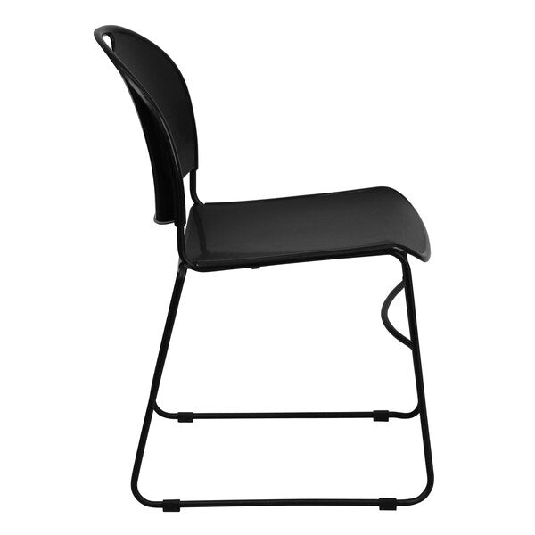 Stack Chair, Frame, Black, 800 lb. Capacity