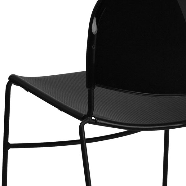 Stack Chair, Frame, Black, 800 lb. Capacity