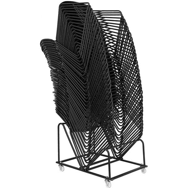 Stack Chair Dolly, Black, 19-5/8