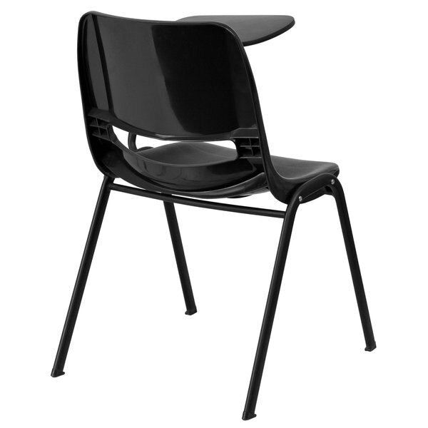 Tablet Arm Chair, Left Hand Flip-Up, Blk, 21