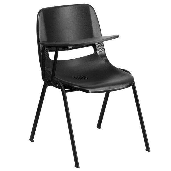 Tablet Arm Chair, Right Hand Flip-Up, Blk, 21