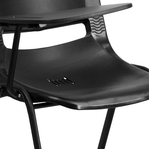 Tablet Arm Chair, Right Hand Flip-Up, Blk, 21
