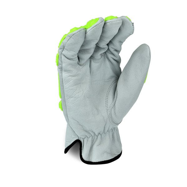 Cut Resistant Impact Gloves, A4 Cut Level, Uncoated, M, 1 PR
