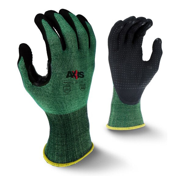 Cut Resistant Coated Gloves, A2 Cut Level, Foam Nitrile, M, 1 PR