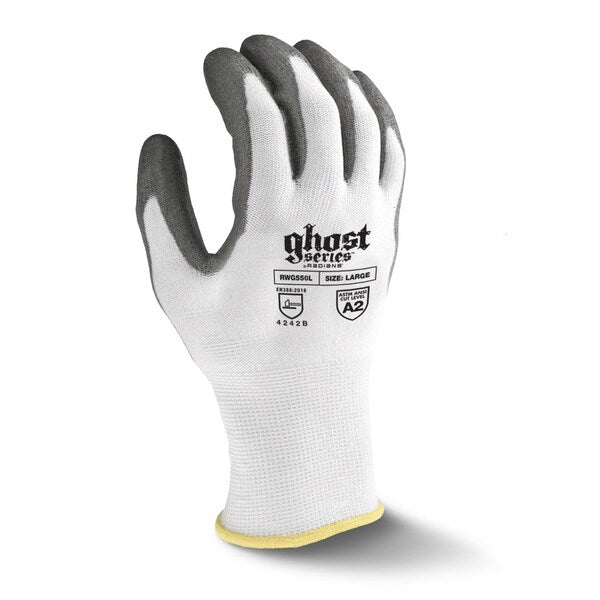 Cut Resistant Coated Gloves, A2 Cut Level, Polyurethane, XL, 1 PR