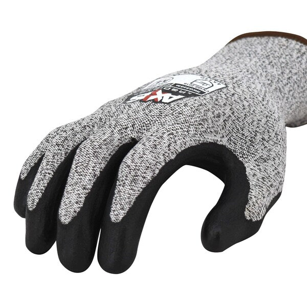 Cut Resistant Coated Gloves, A4 Cut Level, Foam Nitrile, 2XL, 1 PR