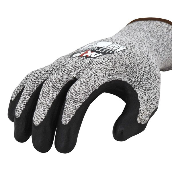 Cut Resistant Coated Gloves, A4 Cut Level, Foam Nitrile, M, 1 PR