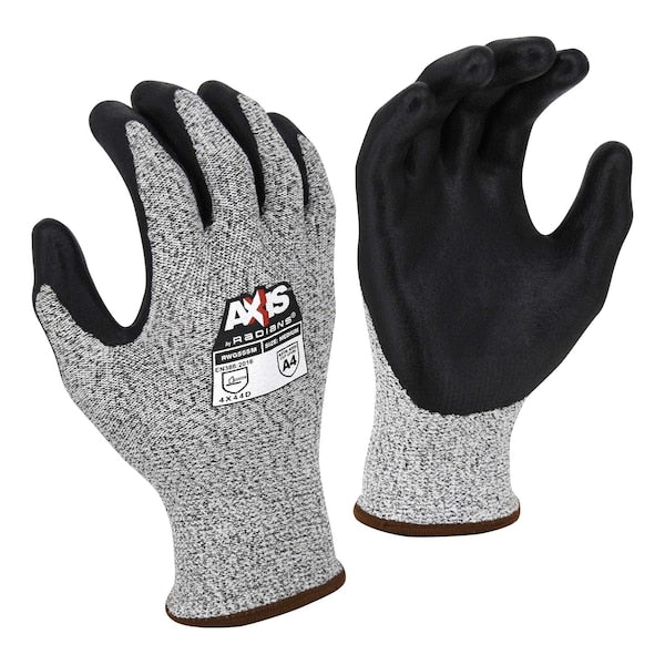 Cut Resistant Coated Gloves, A4 Cut Level, Foam Nitrile, XL, 1 PR