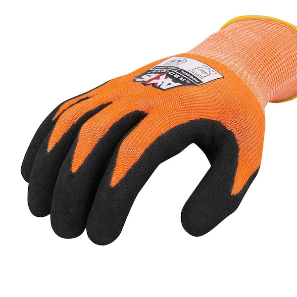 Cut Resistant Coated Gloves, A6 Cut Level, Nitrile, L, 1 PR
