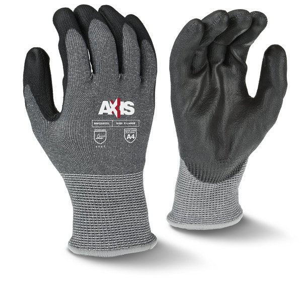 Cut Resistant Coated Gloves, A4 Cut Level, Polyurethane, M, 1 PR