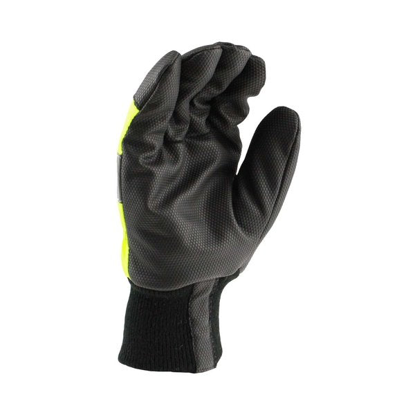 Hi-Vis Cold Protection Gloves, Thermal Lining, M