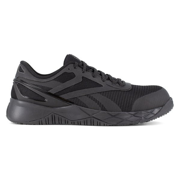 Athlet Work Shoes, Mens Black Comp Toe, PR