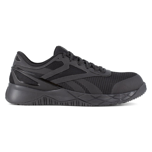 Athlet Work Shoes, Mens Black Comp Toe, PR