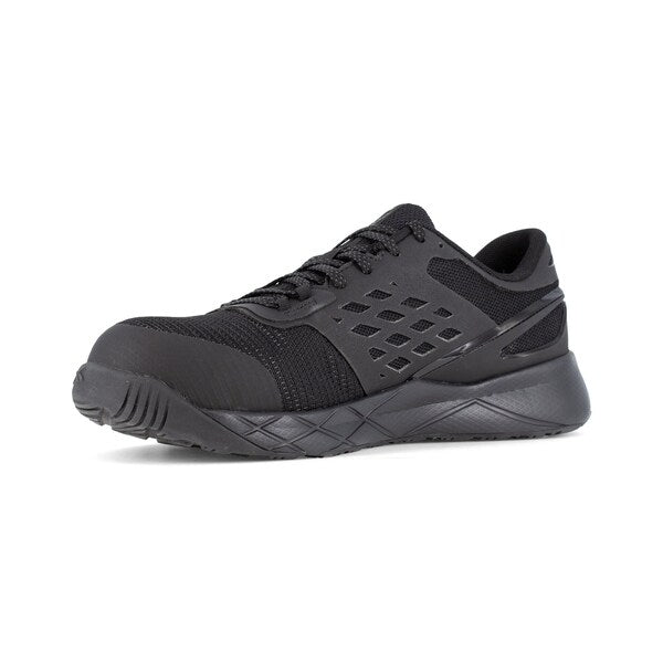 Athlet Work Shoes, Mens Black Comp Toe, PR