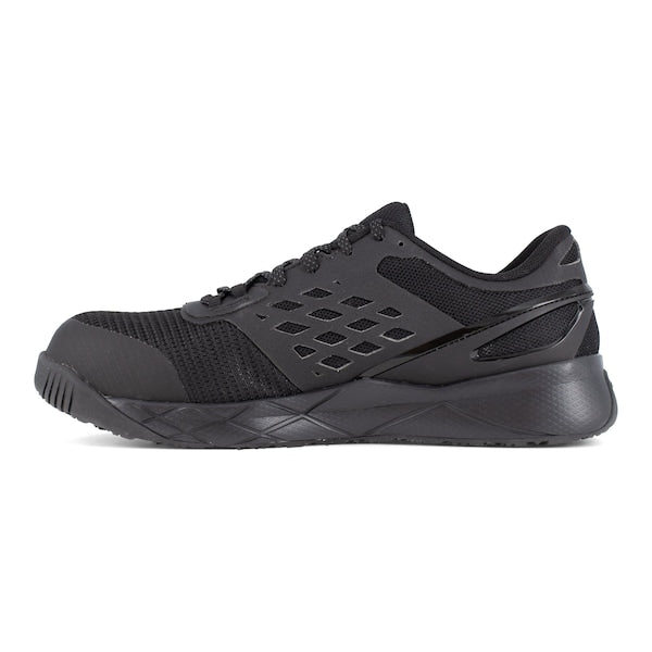 Athlet Work Shoes, Mens Black Comp Toe, PR