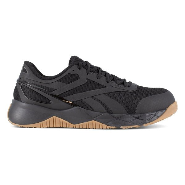 Athlet Work Shoes, Mens Black Comp Toe, PR