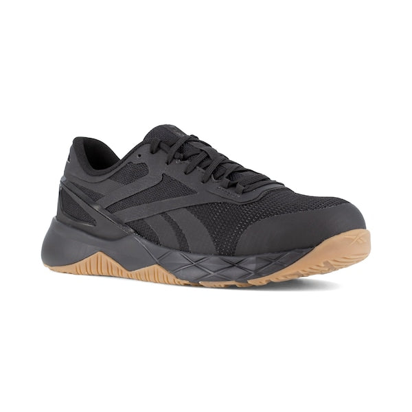 Athlet Work Shoes, Mens Black Comp Toe, PR