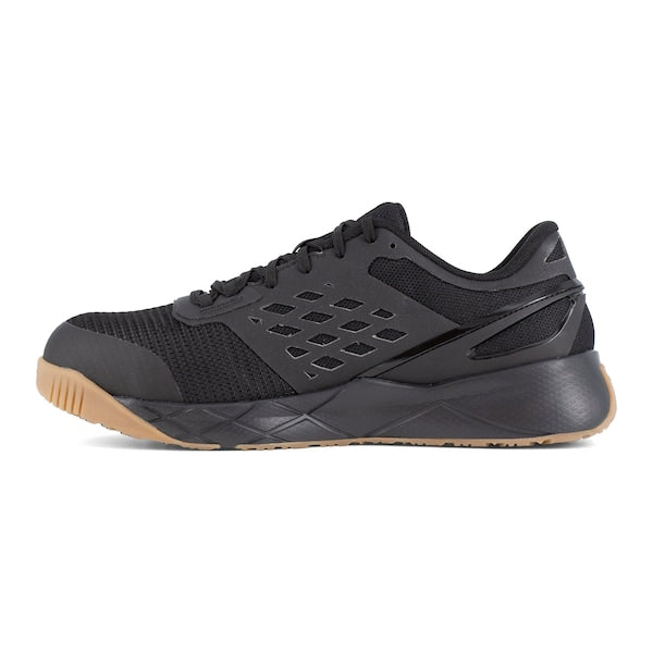 Athlet Work Shoes, Mens Black Comp Toe, PR