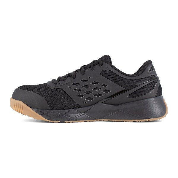 Athlet Work Shoes, Mens Black Comp Toe, PR