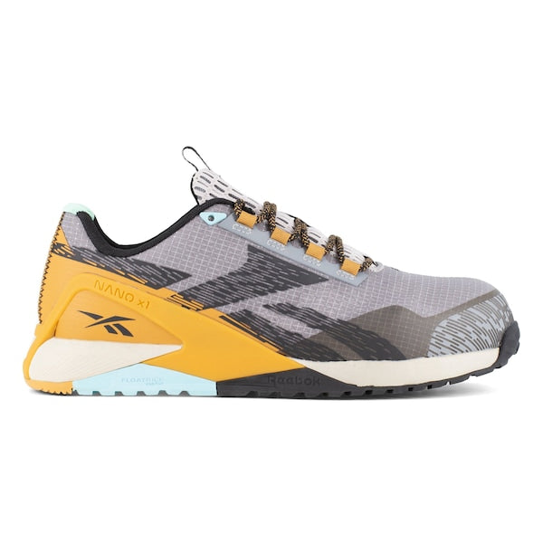 Mens Silver and Black Comp Toe Athle, PR