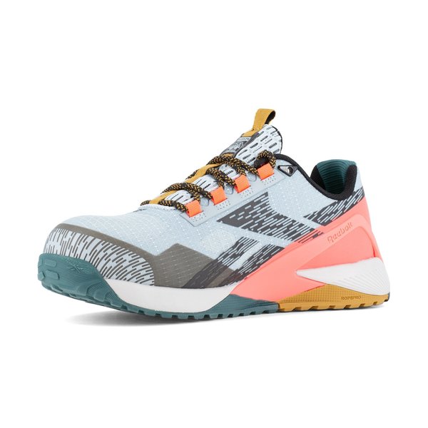 Womens Slate Blue and Salmon Comp To, PR