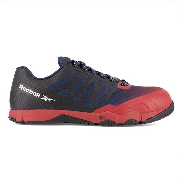 Mens Red, Navy, and Black Comp Toe A, PR