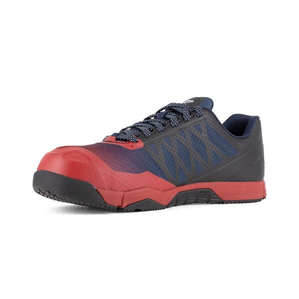 Mens Red, Navy, and Black Comp Toe A, PR