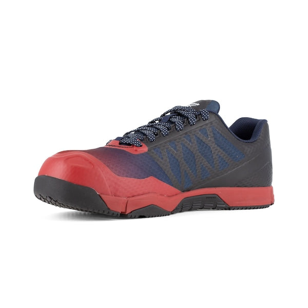 Mens Red, Navy, and Black Comp Toe A, PR