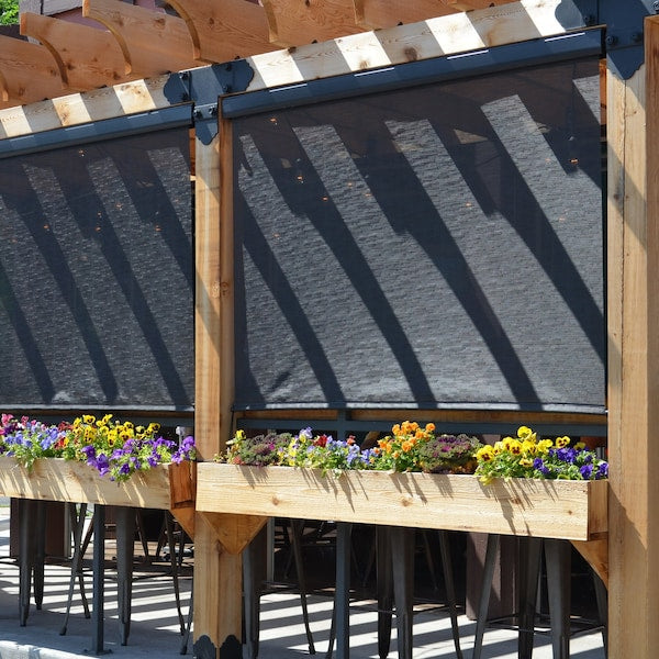 Exterior Sun Shade, Kona, 48 in. W, Pole