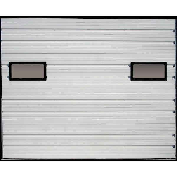 Dock Door Embossed Wht Stl, Painted Acryl