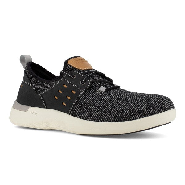 Mens Black Comp Toe Two Eye Tie Work, PR
