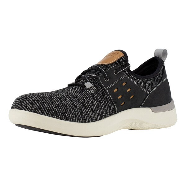 Mens Black Comp Toe Two Eye Tie Work, PR