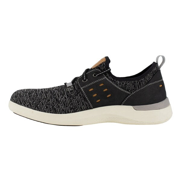 Mens Black Comp Toe Two Eye Tie Work, PR