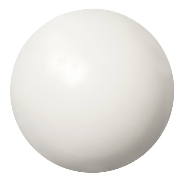 Neoprene Ball, 1 in, White, Food Grade