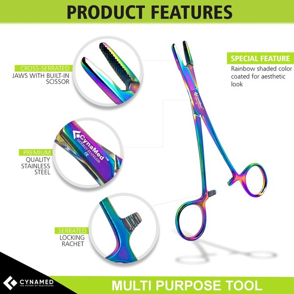 Hemostats Clamp w/ Scissors 5.5