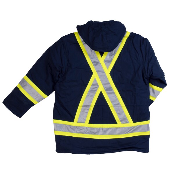 Duck Safety Parka, Navy, XS
