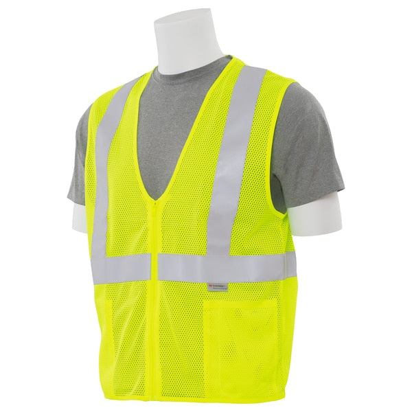 Safety Vest, Hi-Viz, Reflective, Lime, XL