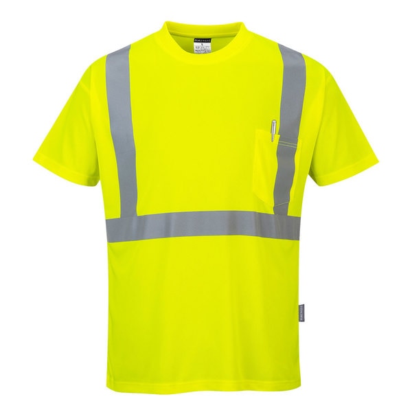 Hi-Vis Pocket T-Shirt, S
