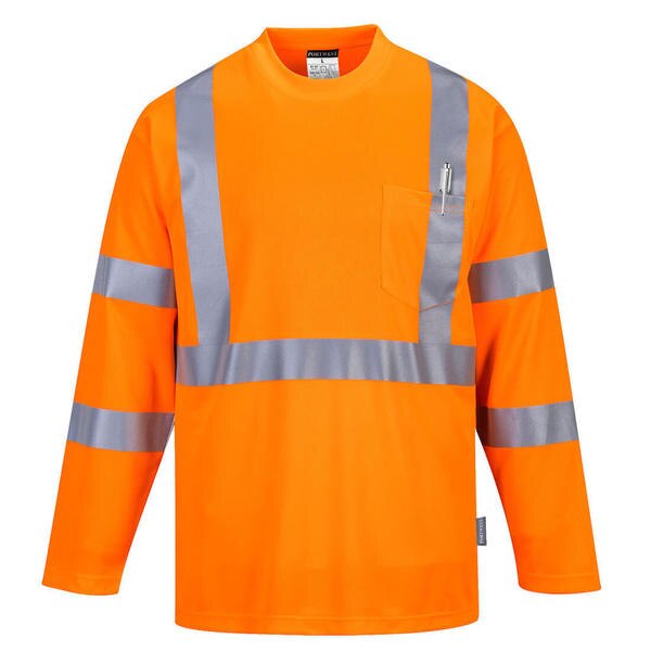 Hi-Vis Long Sleeved T-Shirt, XXL