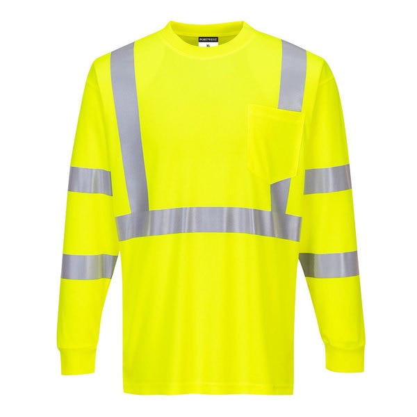 Hi-Vis Long Sleeved T-Shirt, XXXL