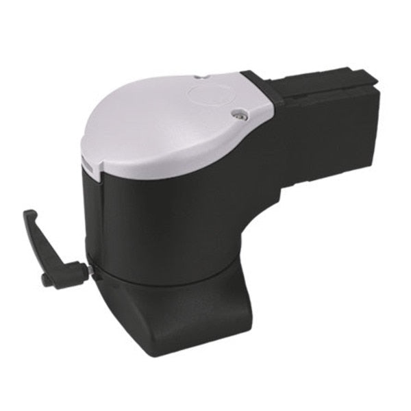 SYSPEND 180-MAX Flange Elbow Coupling, Lt Gray, Aluminum