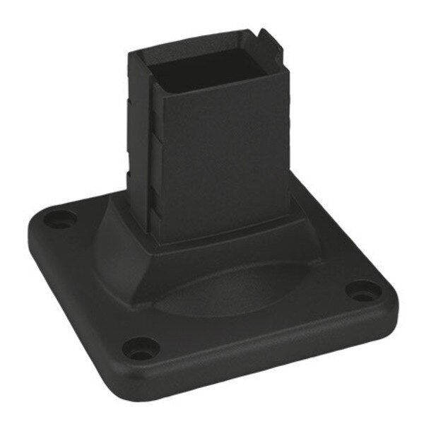 SYSPEND 180-MAX Wall Flange, Black, Aluminum