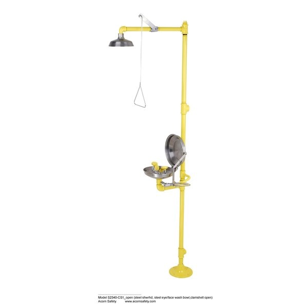 Combo, Floor, S/S Bowl, S/S Shower