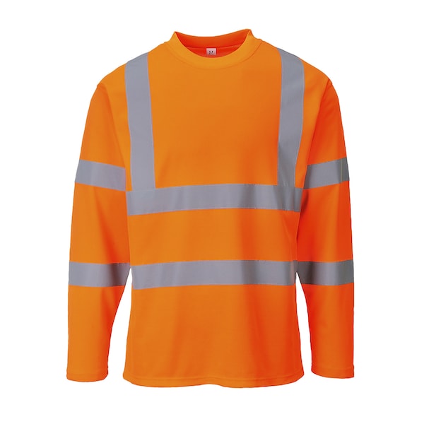 Hi-Vis T-Shirt Long Sleeves, XXL