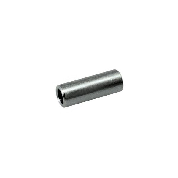 Round Spacer, #8 Screw Size, Steel, 1/8 in Overall Lg