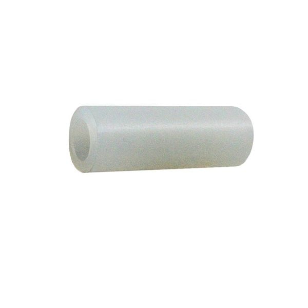 Round Spacer, #4 Screw Size, Nylon, 1/4 in Overall Lg