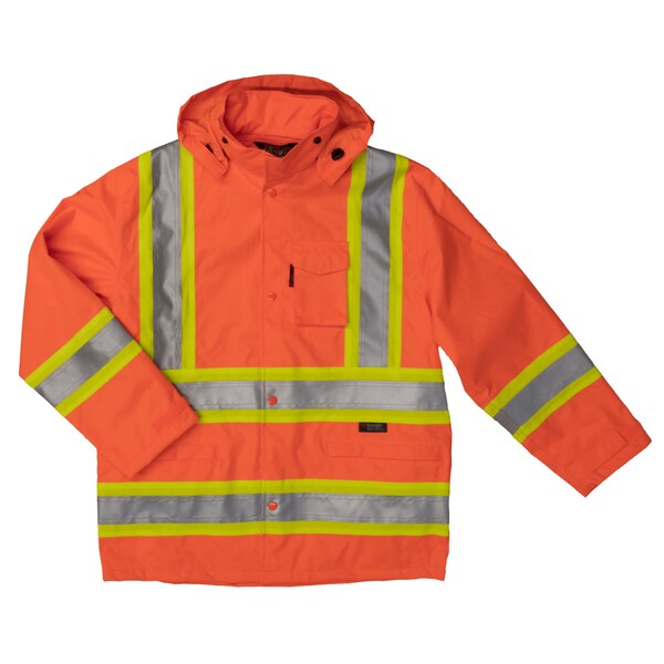 Hi-Vis Rain Pants, 2XL, Orange