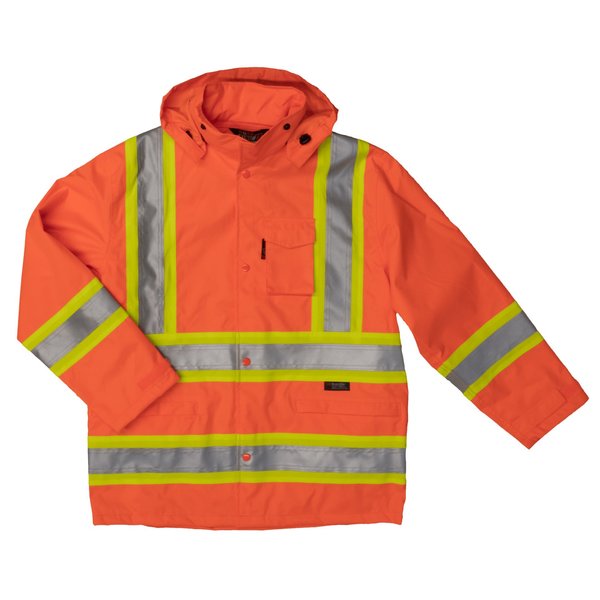 Hi-Vis Rain Pants, L, Orange