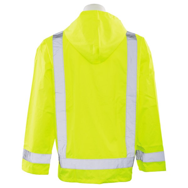 Rain Jacket, Oversized, HiViz, Lime, M-L