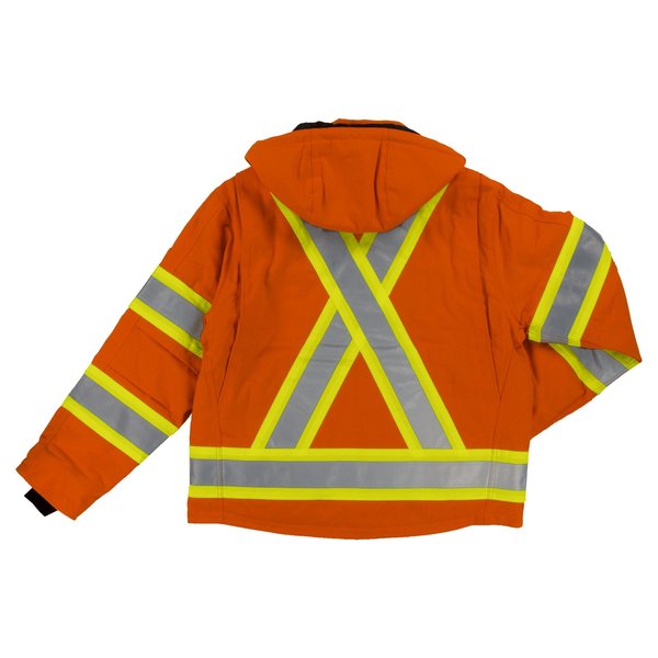 Safety Insulated Duck Jacket, Navy, 3XL
